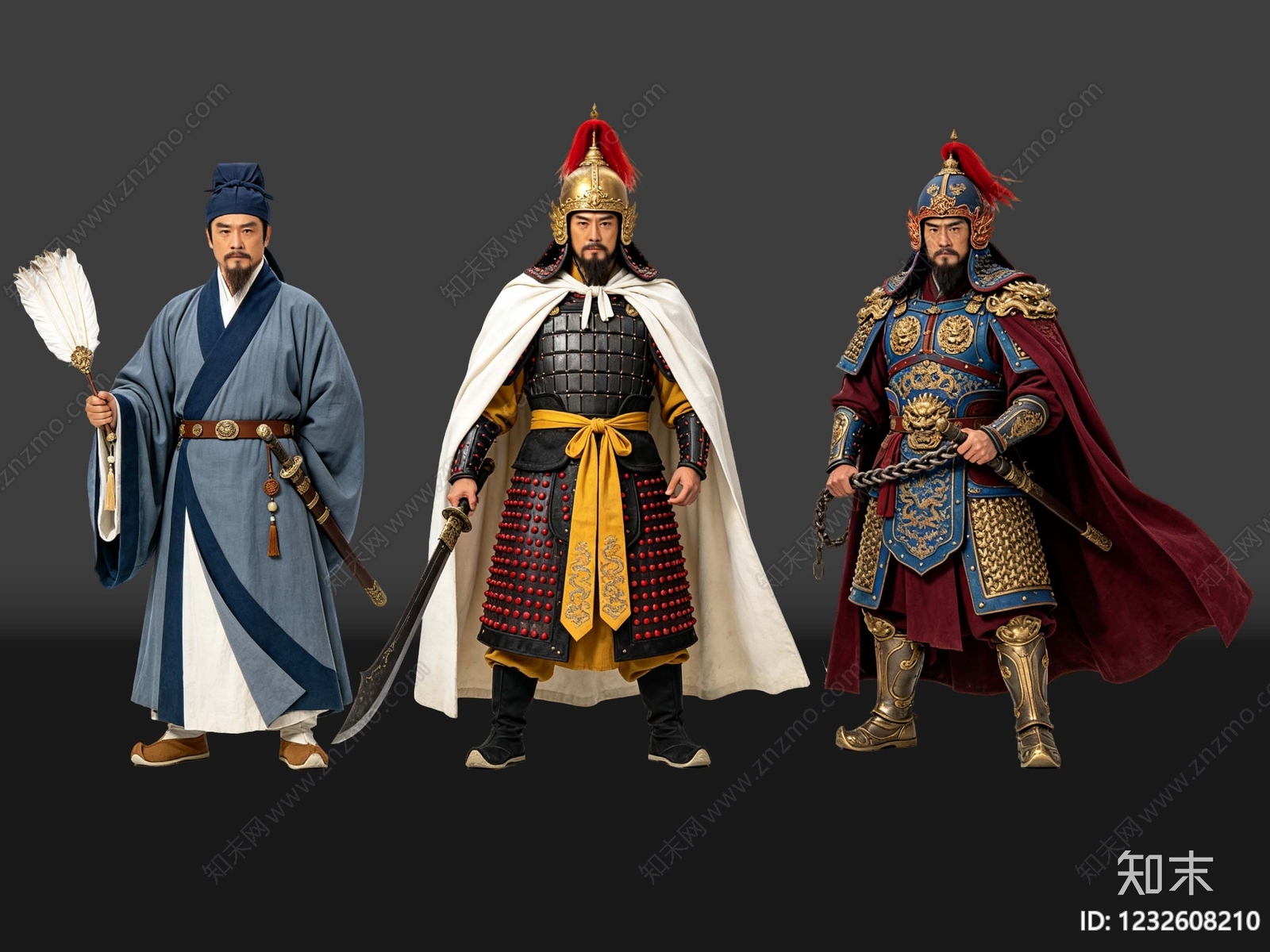 中式多人SU模型下载【ID:1232608210】