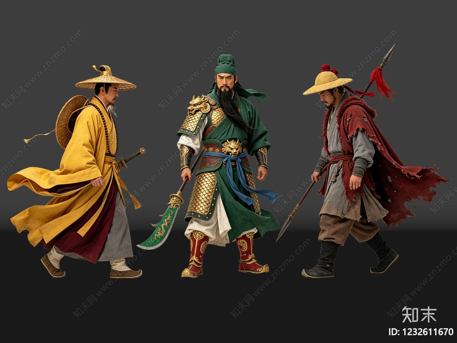 中式多人SU模型下载【ID:1232611670】