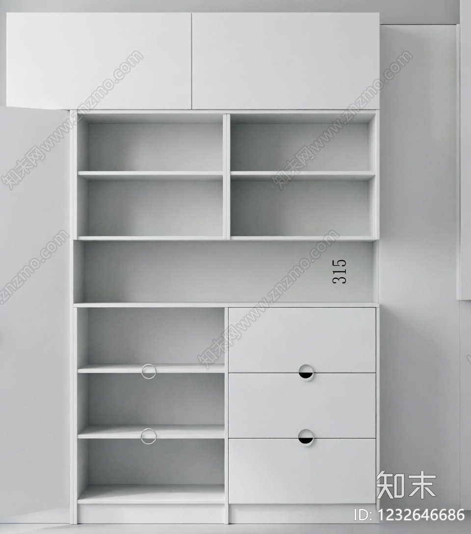 柜子cad施工图下载【ID:1232646686】