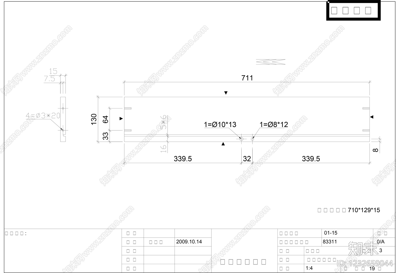 柜子cad施工图下载【ID:1232659044】