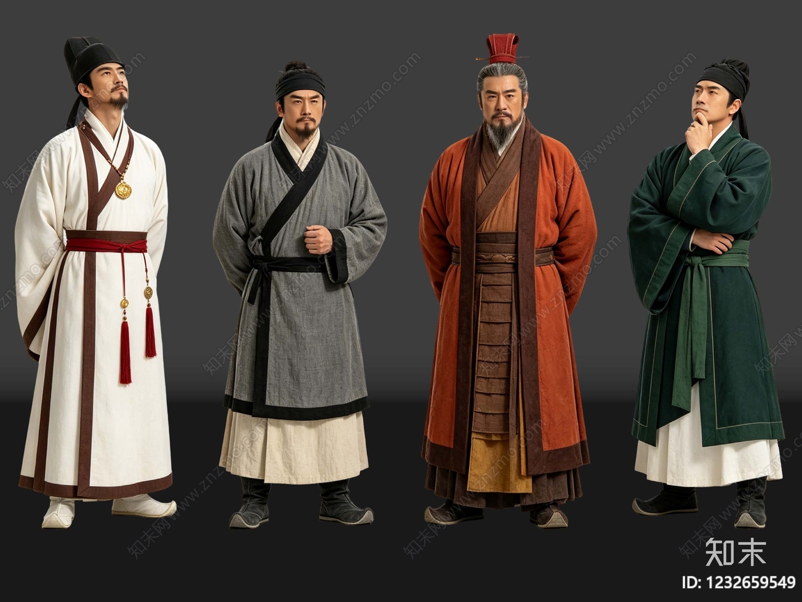中式多人SU模型下载【ID:1232659549】