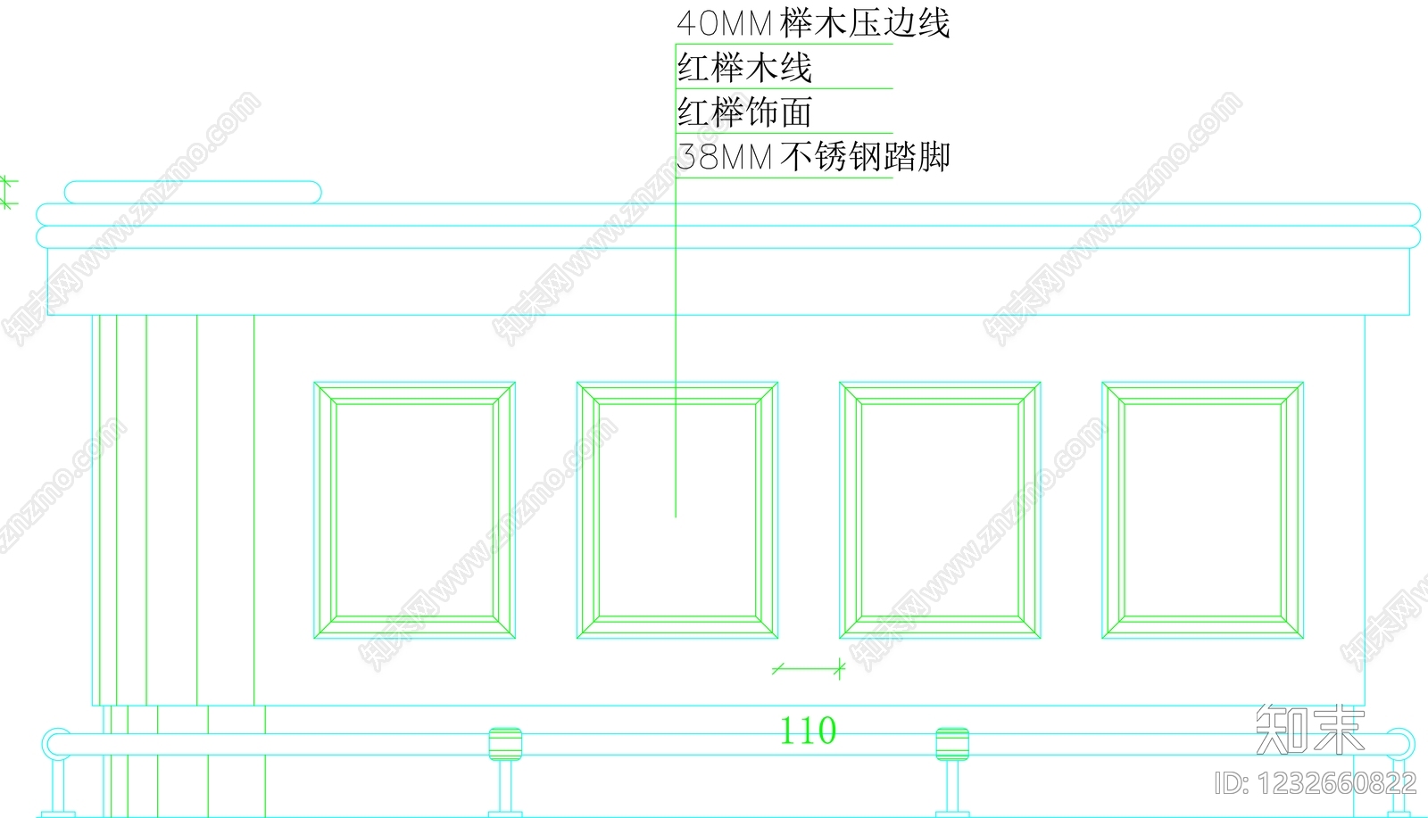 柜子cad施工图下载【ID:1232660822】