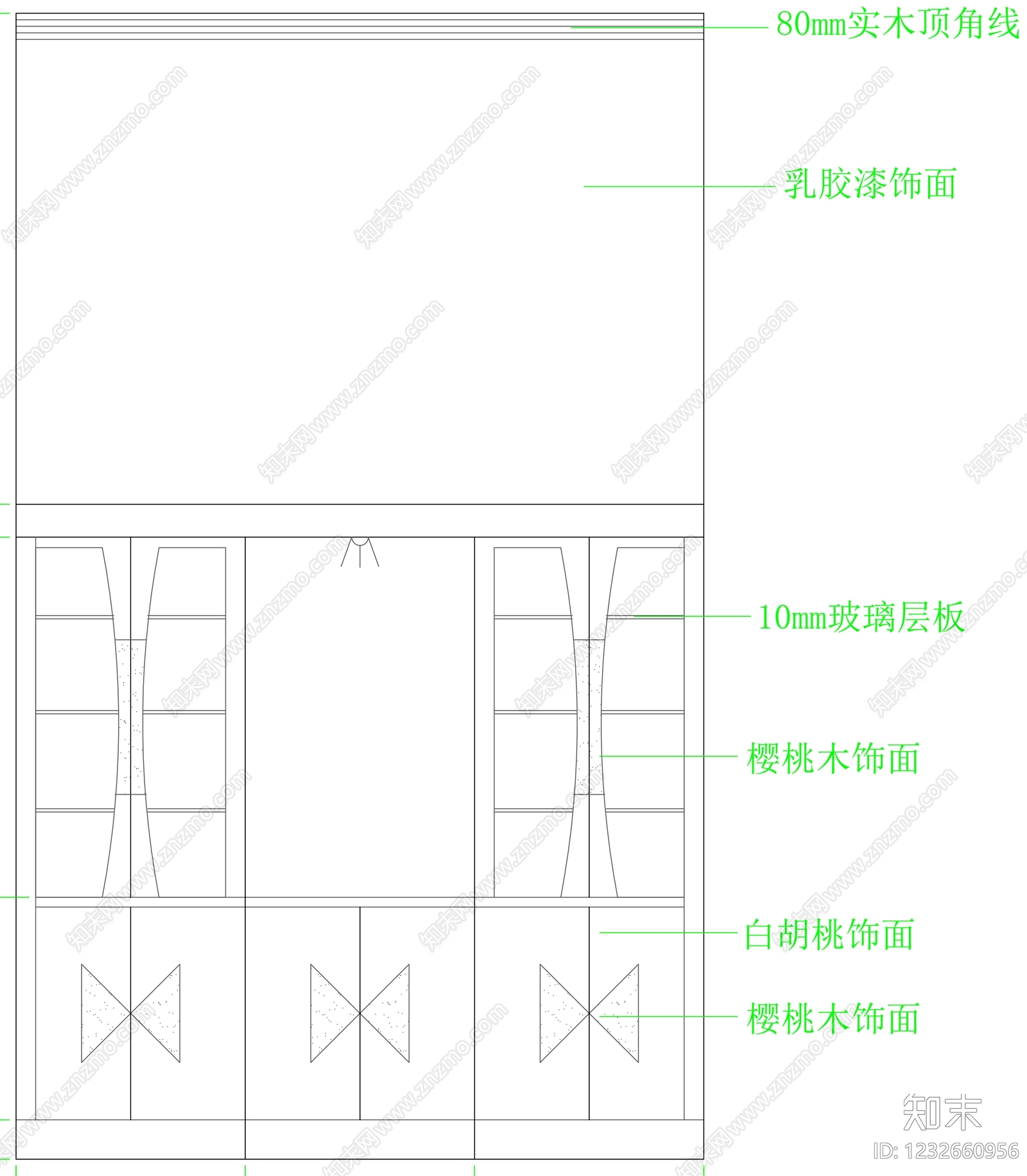 柜子cad施工图下载【ID:1232660956】