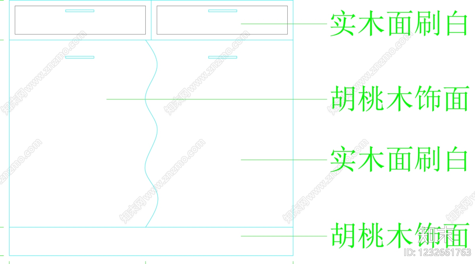 柜子cad施工图下载【ID:1232661763】