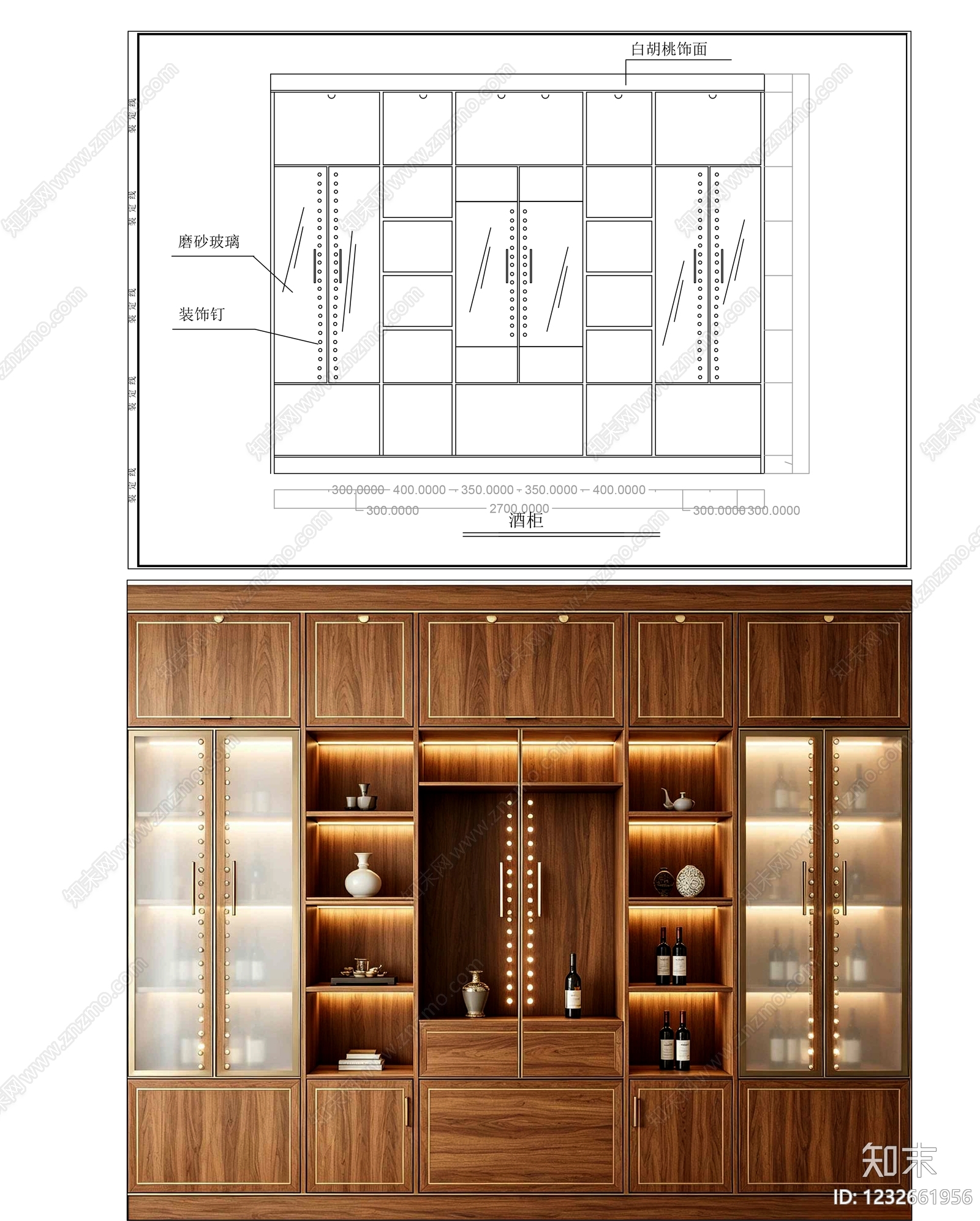 柜子cad施工图下载【ID:1232661956】