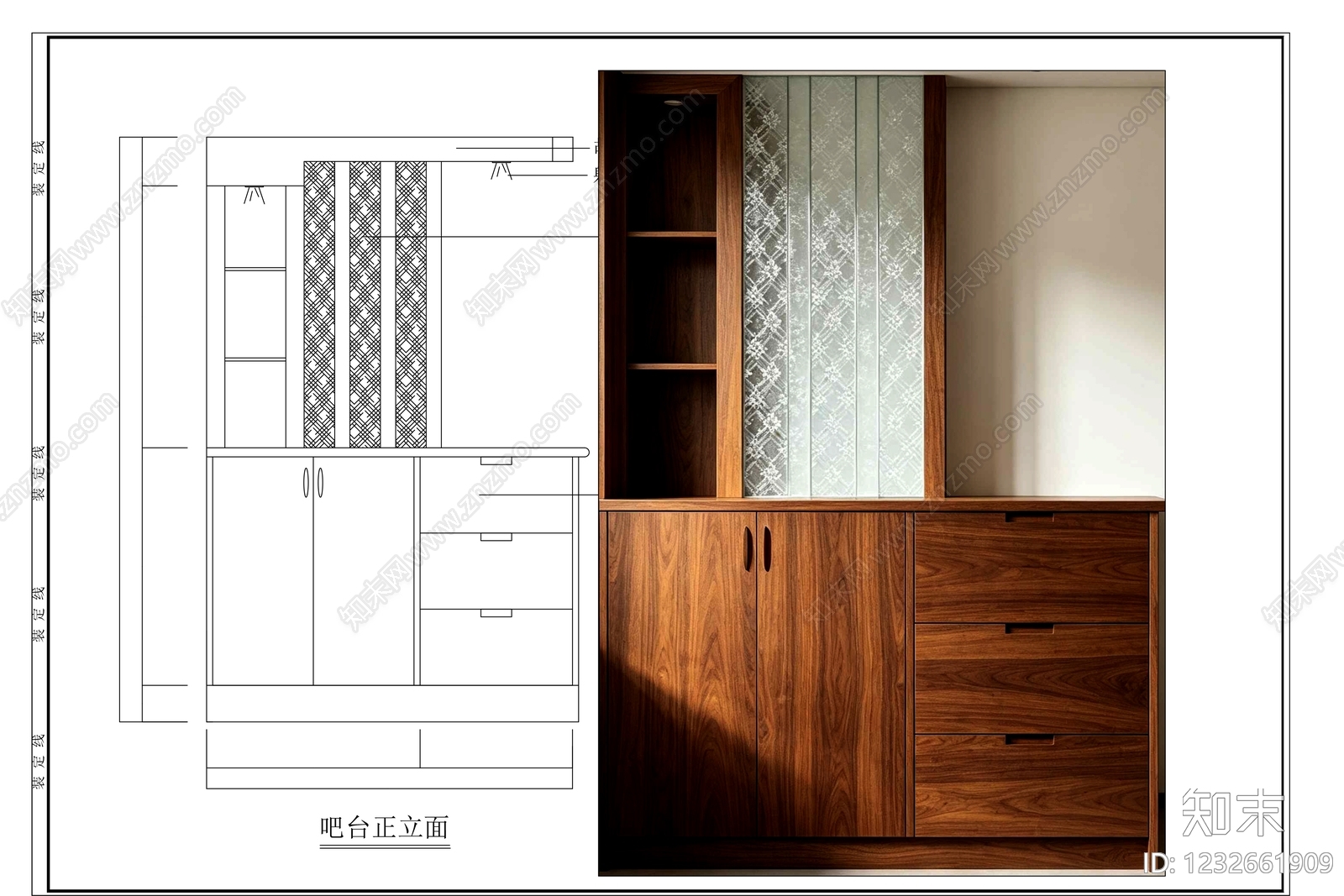柜子cad施工图下载【ID:1232661909】
