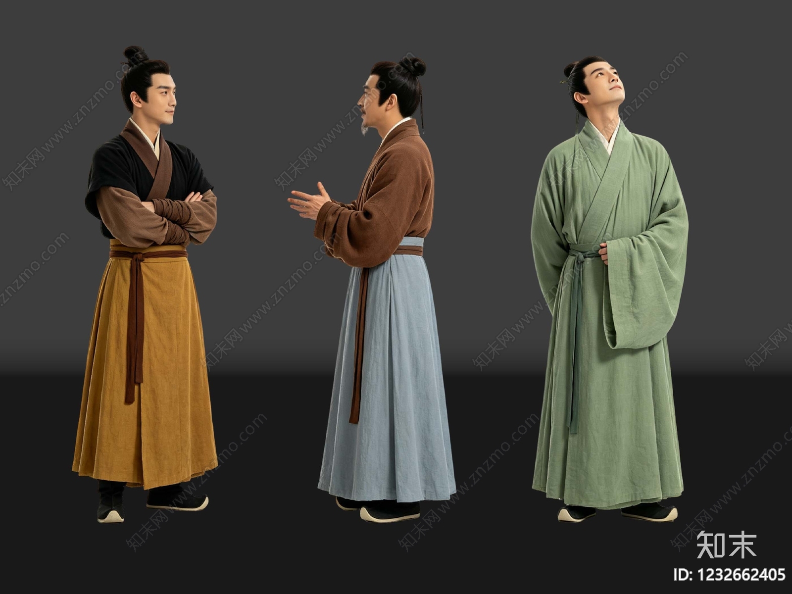 中式多人SU模型下载【ID:1232662405】