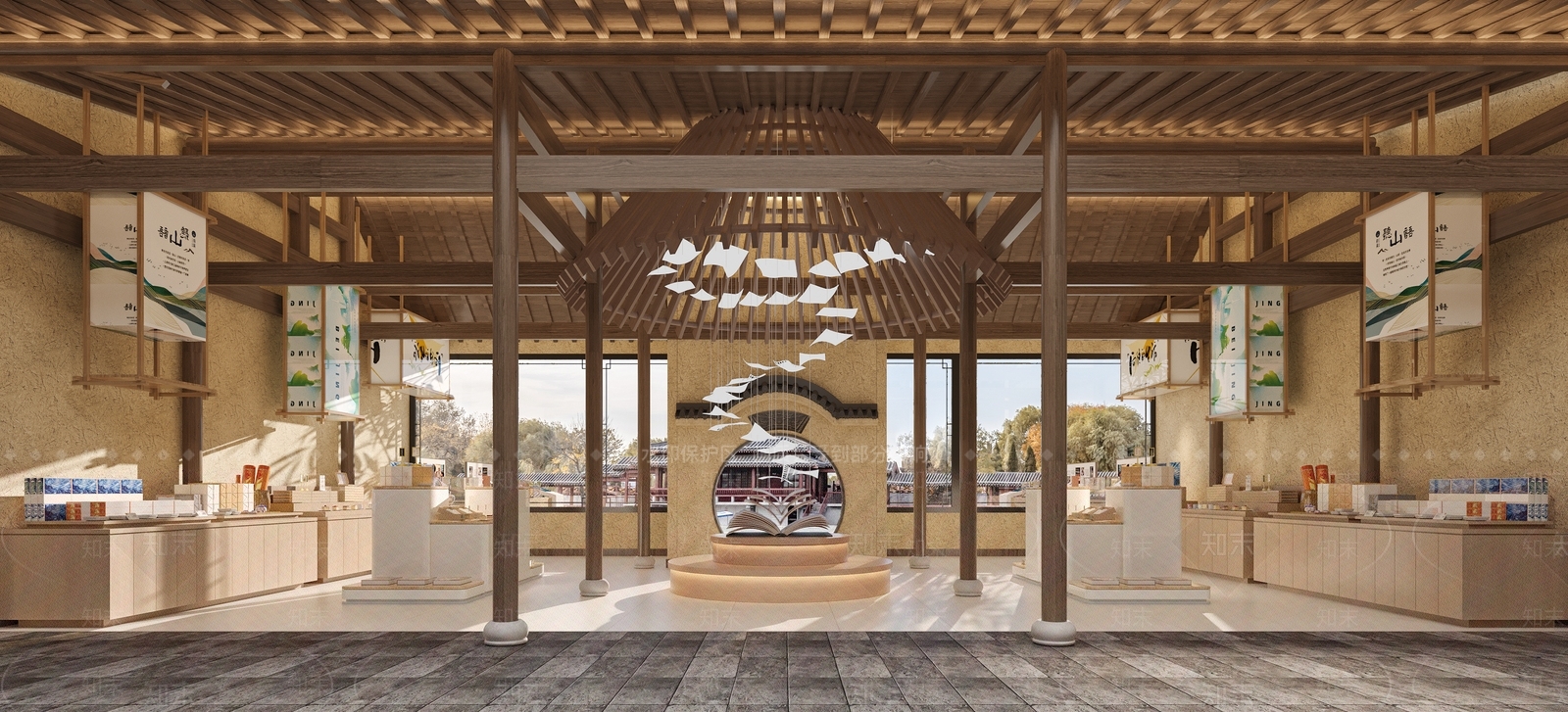 新中式茶叶店3D模型下载【ID:1232666734】