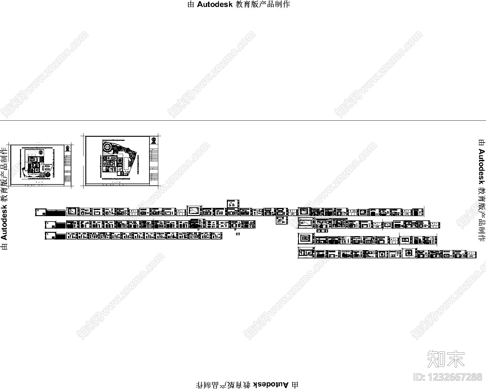 别墅cad施工图下载【ID:1232667288】