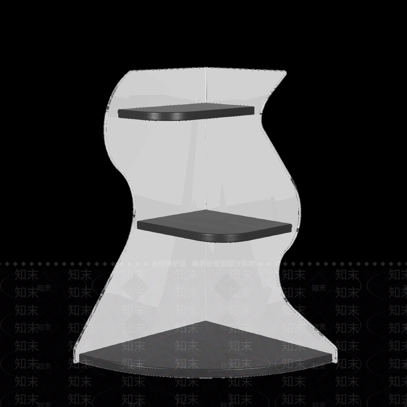 现代置物架3D模型下载【ID:1232668521】