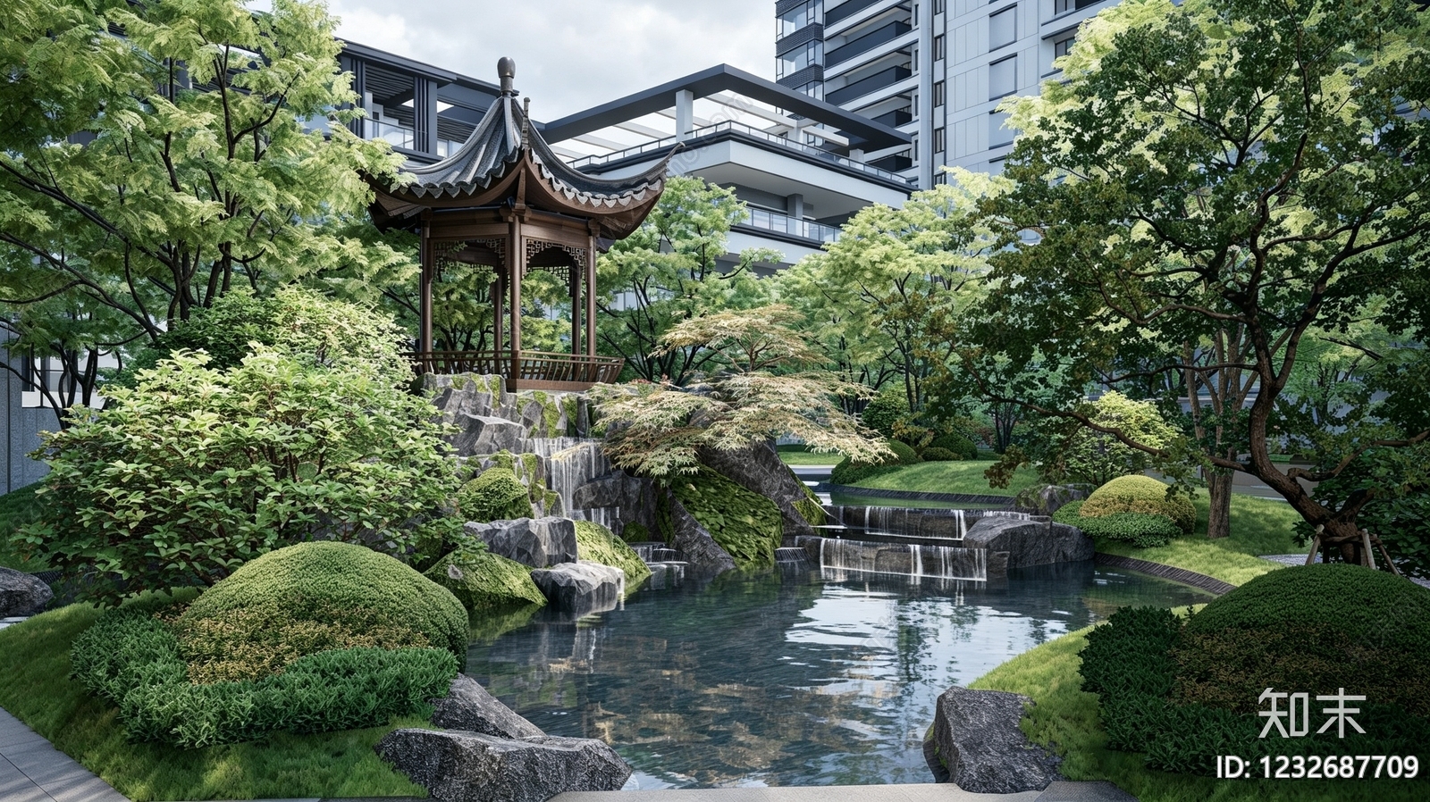 亭子cad施工图下载【ID:1232687709】