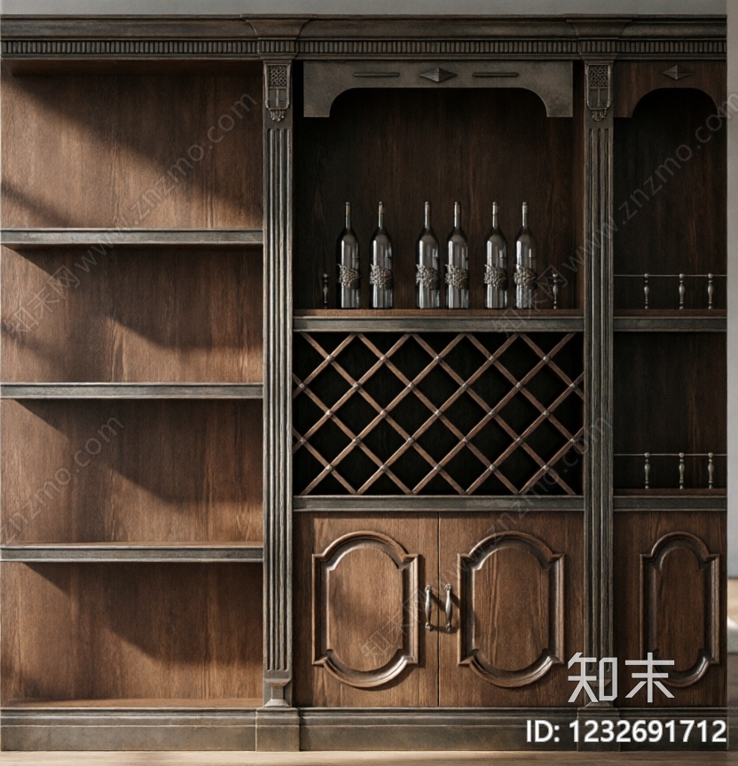柜子cad施工图下载【ID:1232691712】