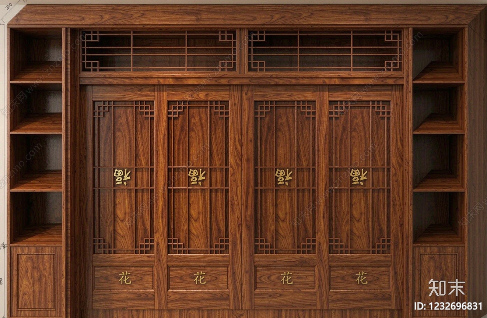 柜子cad施工图下载【ID:1232696831】