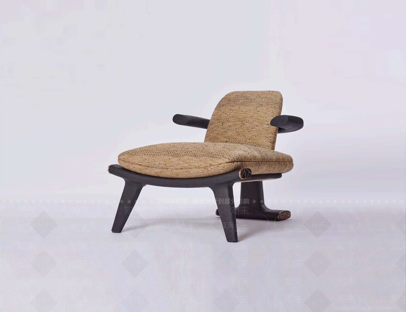 中古风休闲椅3D模型下载【ID:1232732240】