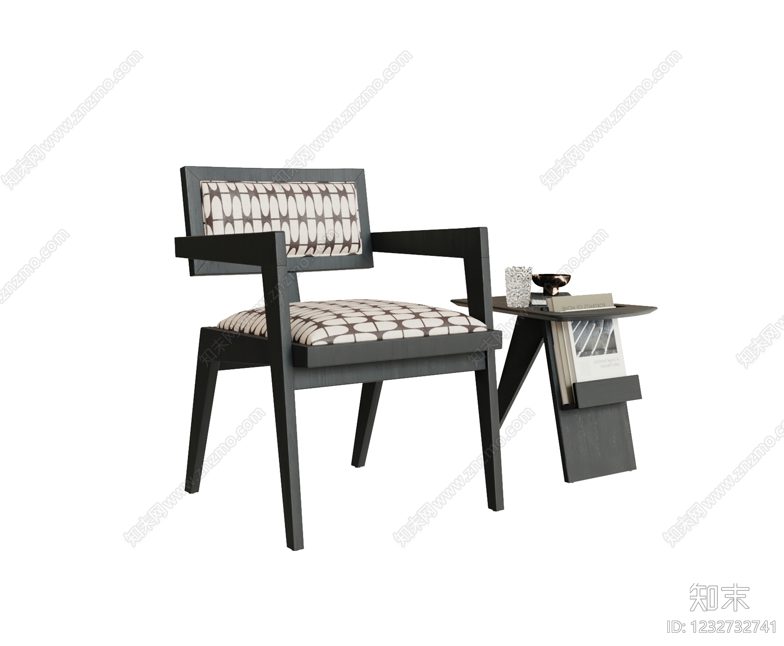 中古风休闲桌椅SU模型下载【ID:1232732741】