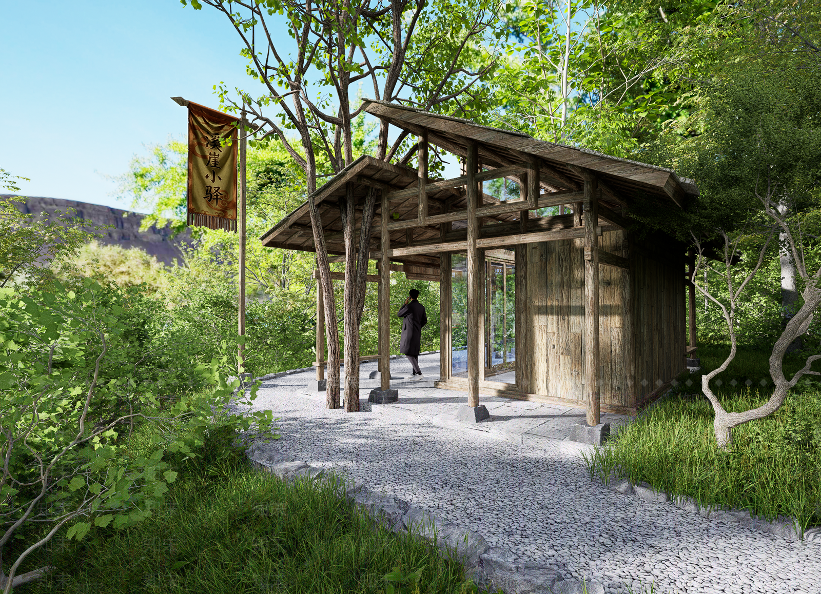 新中式小公建SU模型下载【ID:1232737998】