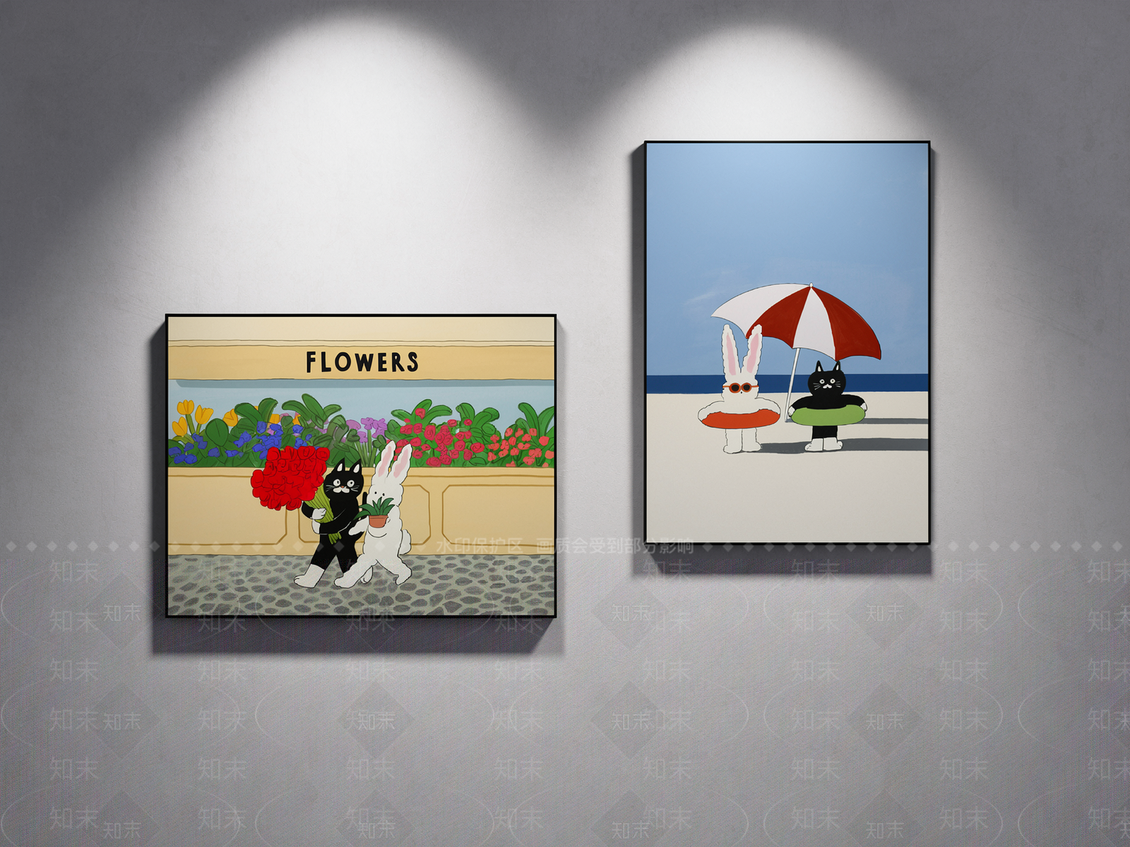 复古儿童挂画SU模型下载【ID:1232739891】