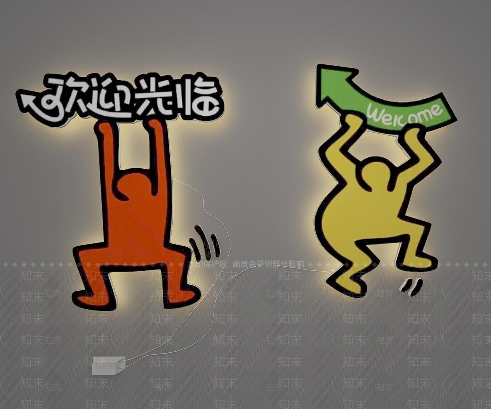 波普艺术挂件SU模型下载【ID:1232741184】