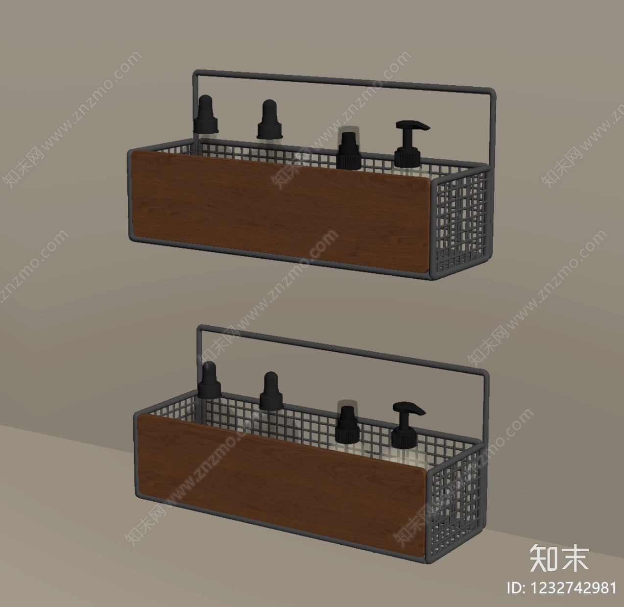 现代简约置物架SU模型下载【ID:1232742981】