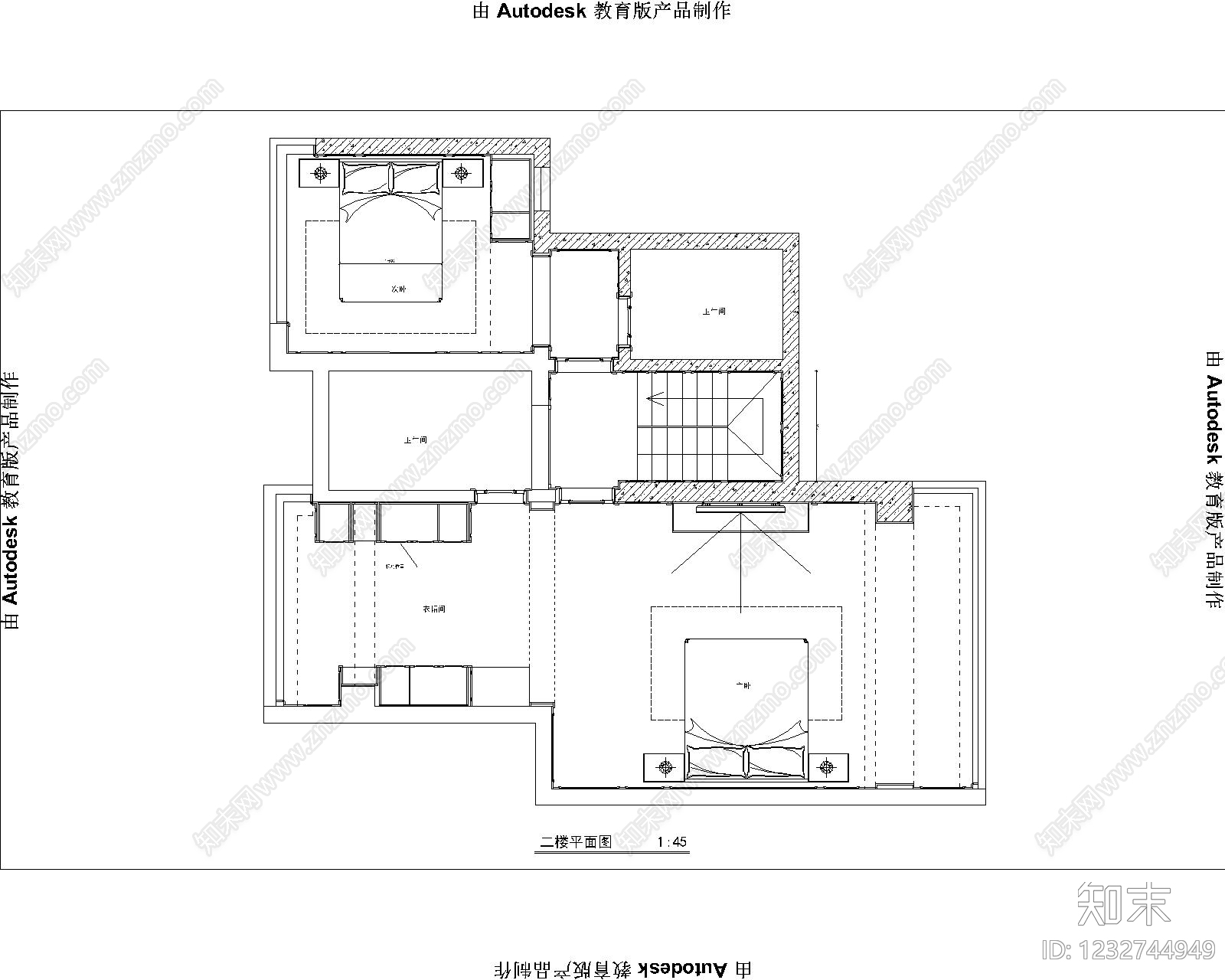 全屋定制cad施工图下载【ID:1232744949】