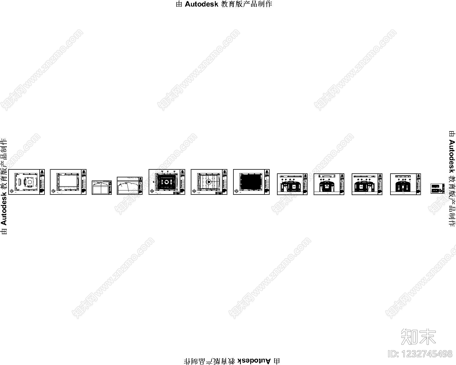 别墅cad施工图下载【ID:1232745498】