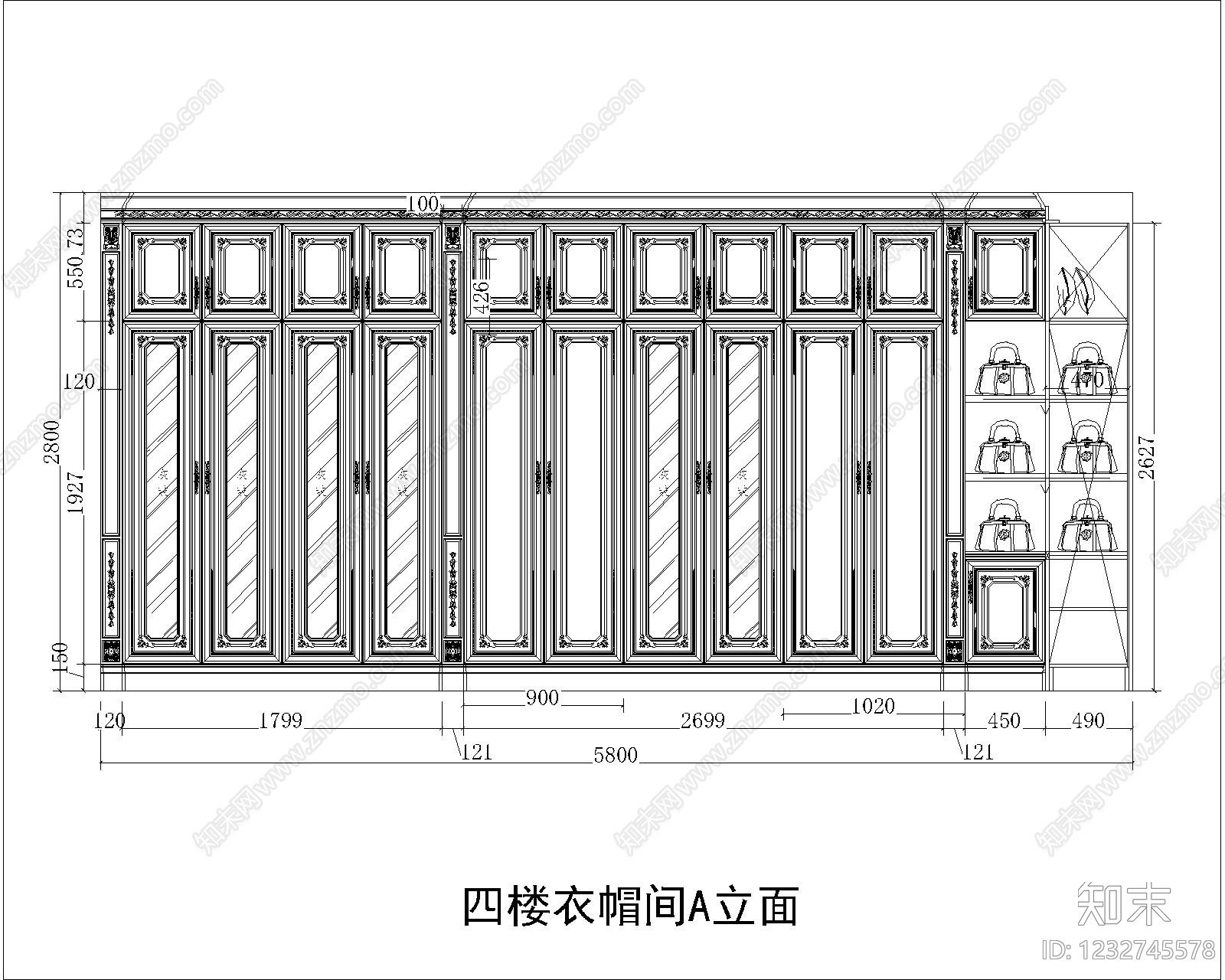 别墅cad施工图下载【ID:1232745578】