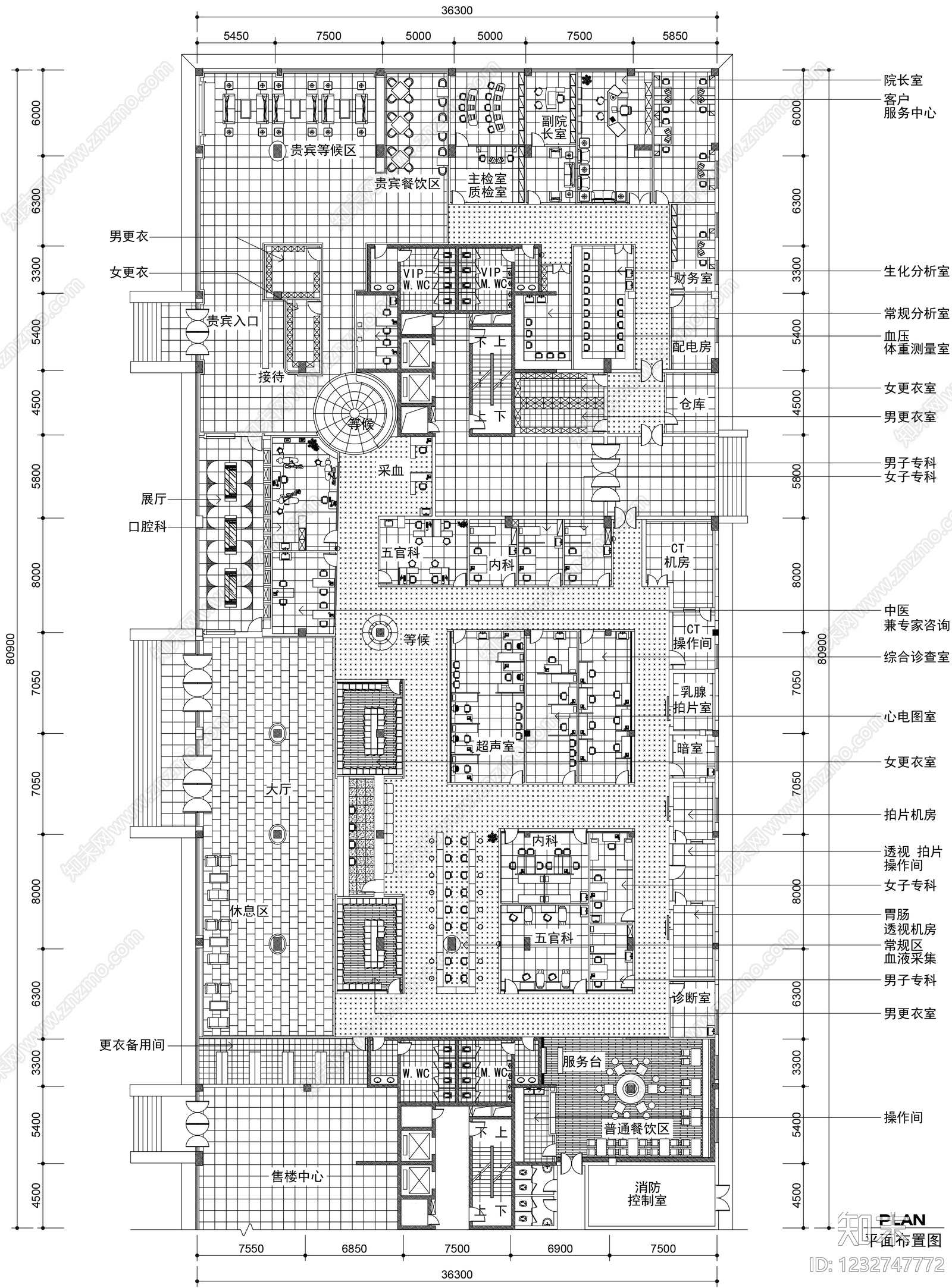 医院cad施工图下载【ID:1232747772】