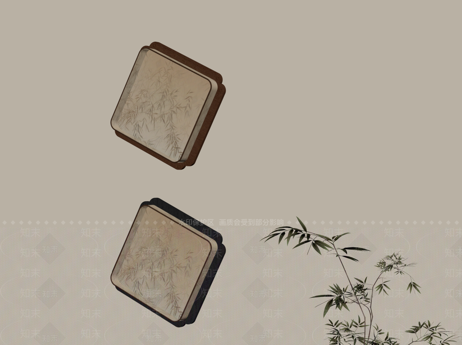 新中式墙面壁灯SU模型下载【ID:1232747751】