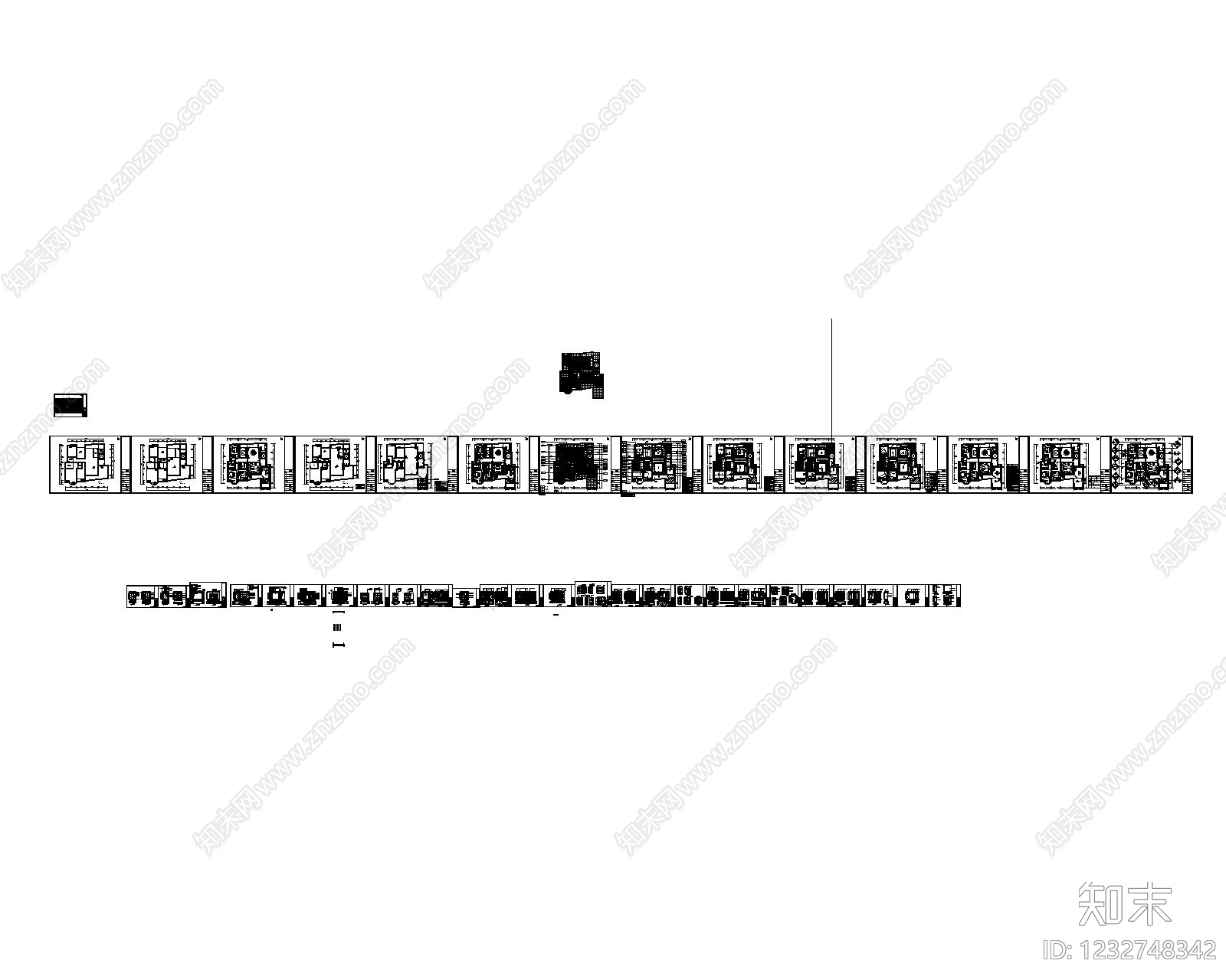 大平层cad施工图下载【ID:1232748342】