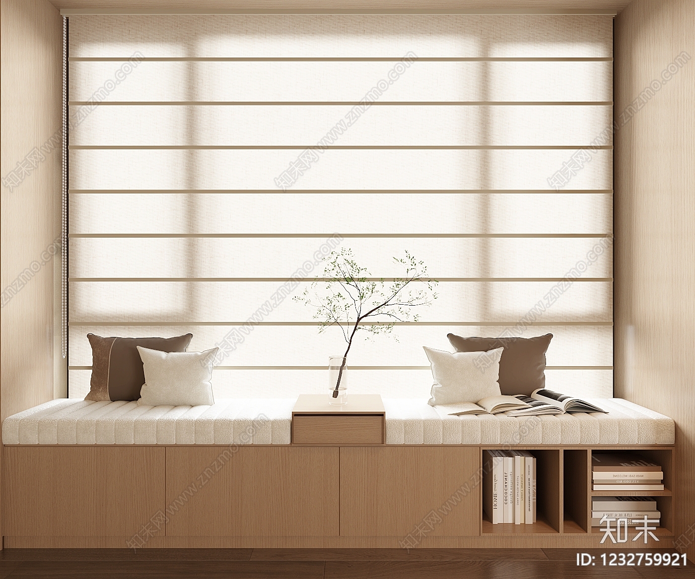 原木风窗3D模型下载【ID:1232759921】