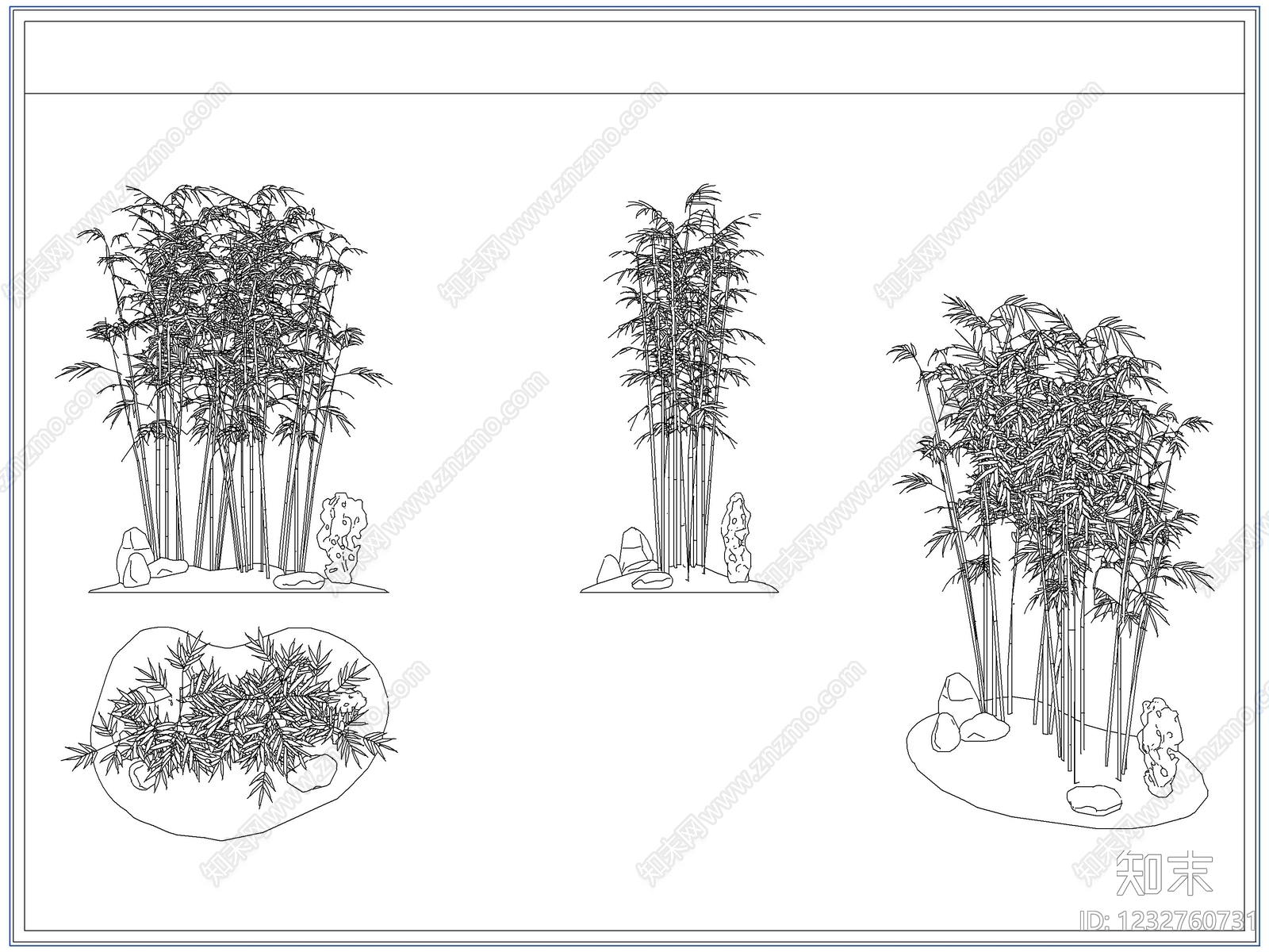 灌木种植CAD图纸