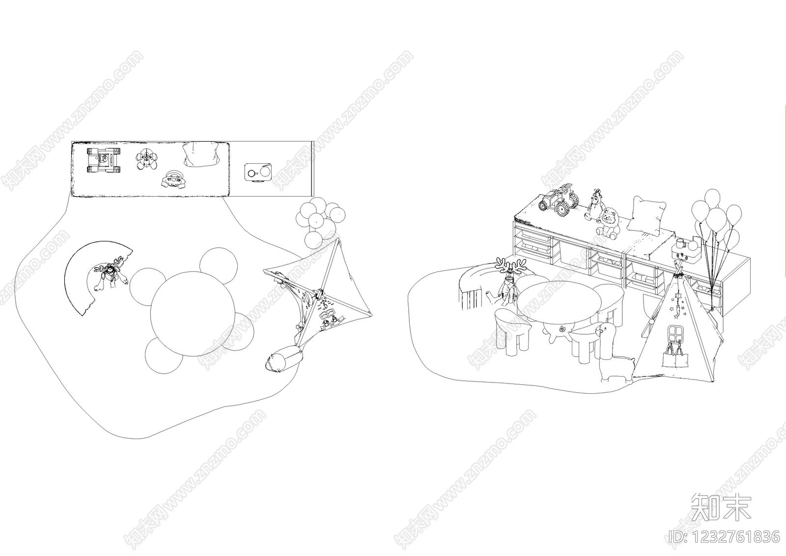 综合软装摆件图库CAD图纸