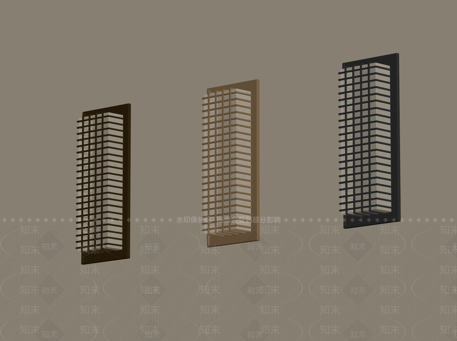 极简壁灯SU模型下载【ID:1232762846】
