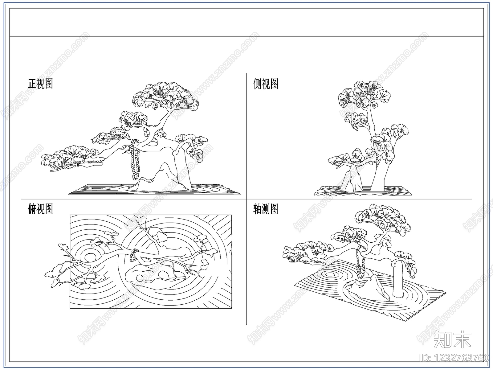灌木种植CAD图纸