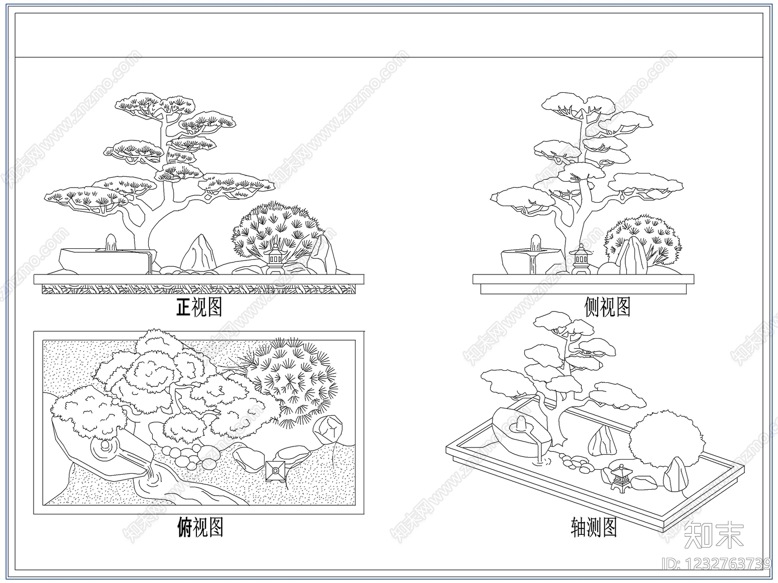 灌木种植CAD图纸