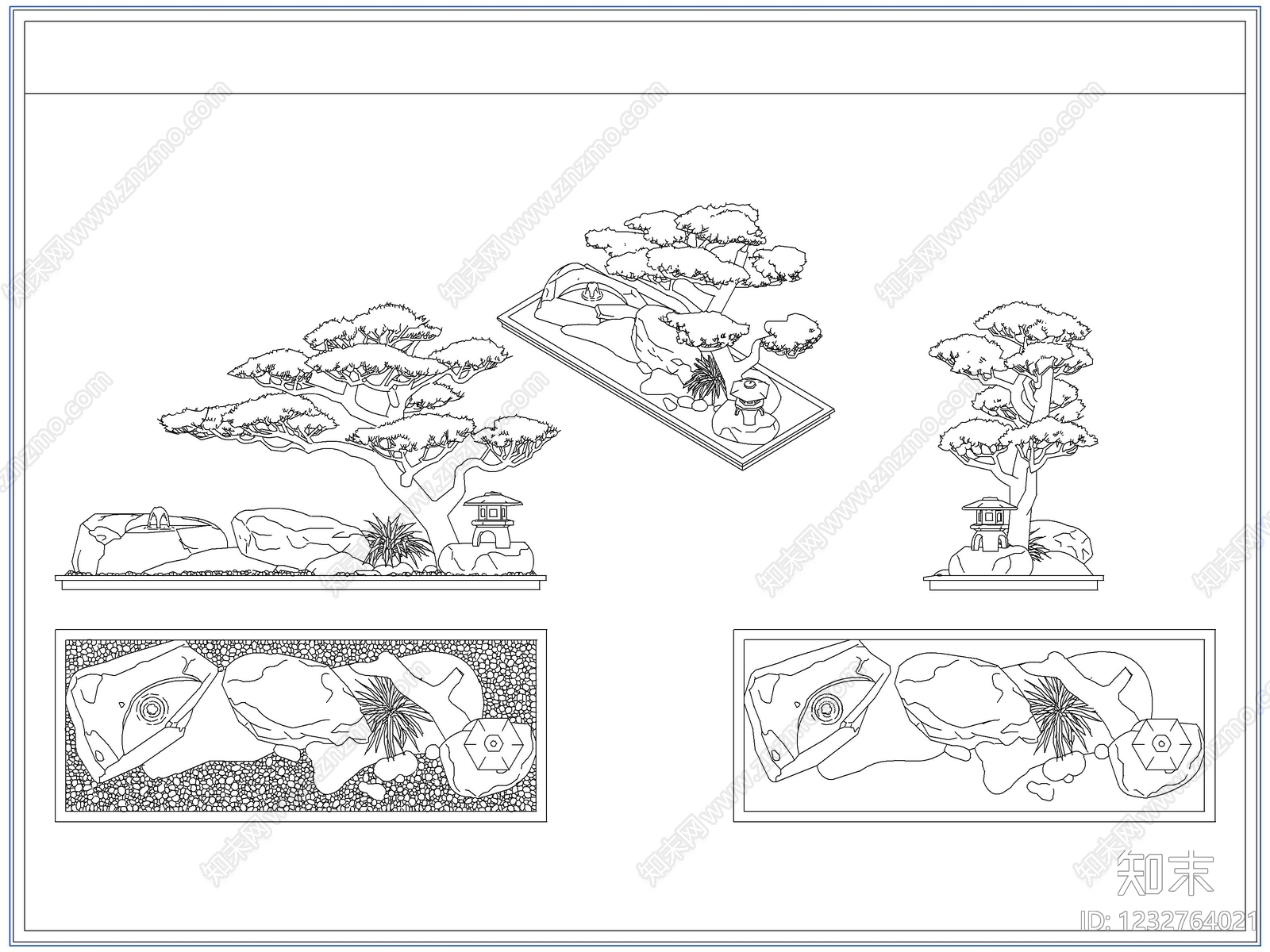 灌木种植CAD图纸