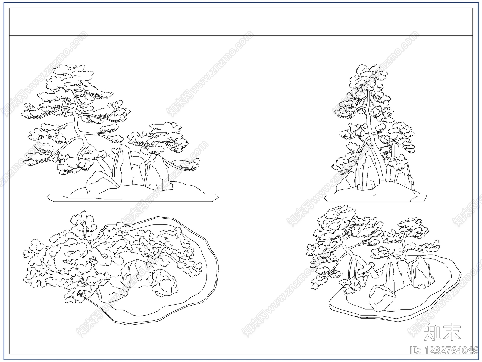 灌木种植CAD图纸