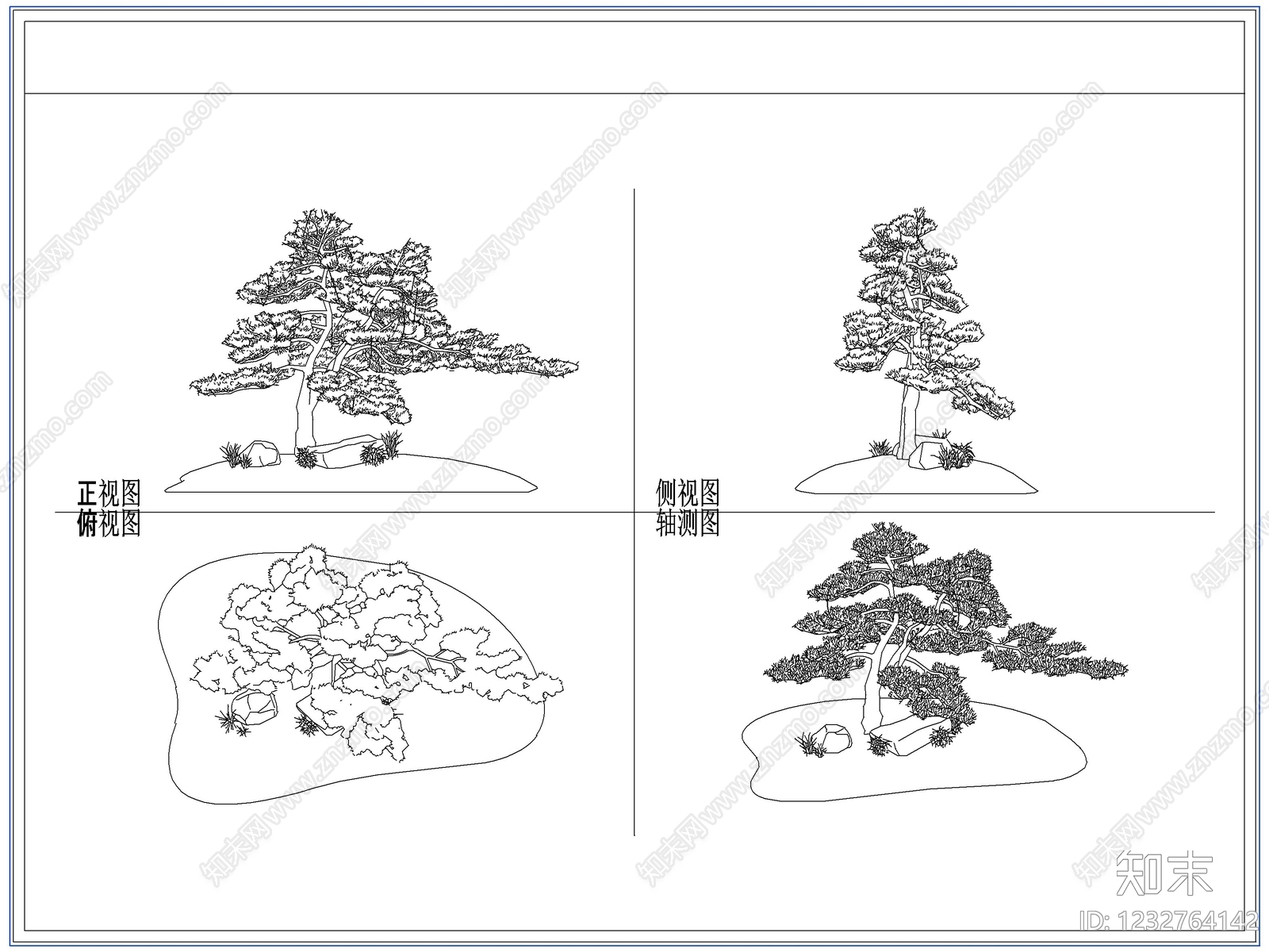 灌木种植CAD图纸
