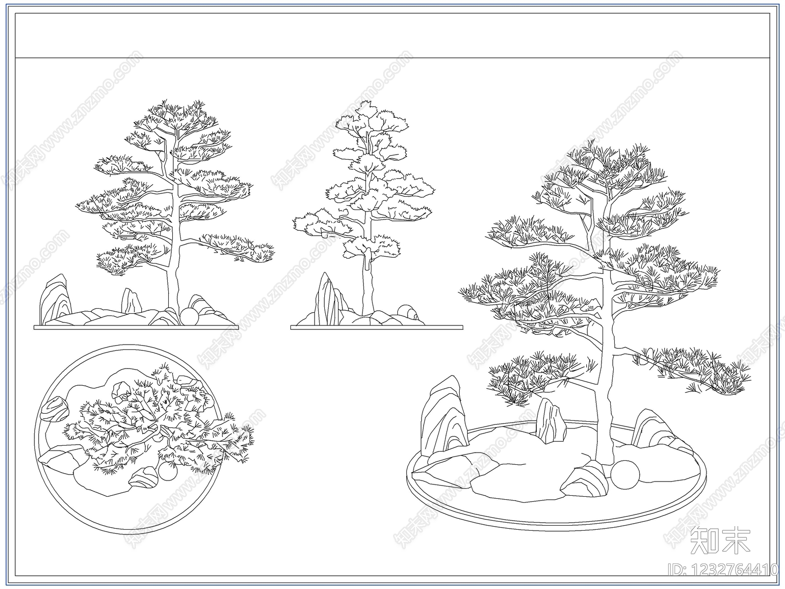 灌木种植CAD图纸