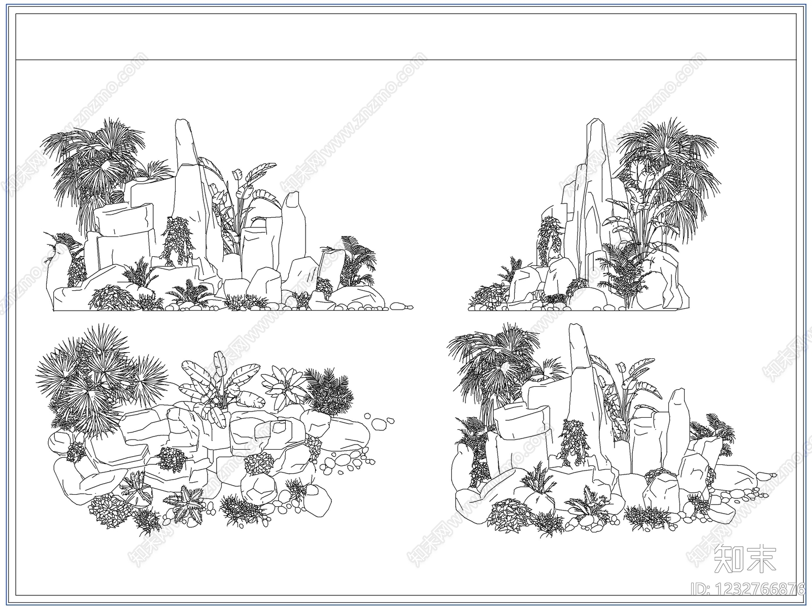 综合软装摆件图库CAD图纸