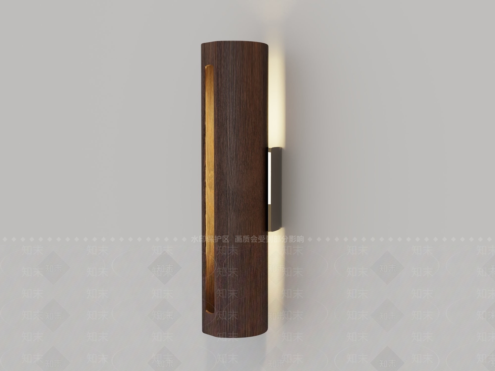 中古风长条壁灯SU模型下载【ID:1232772852】