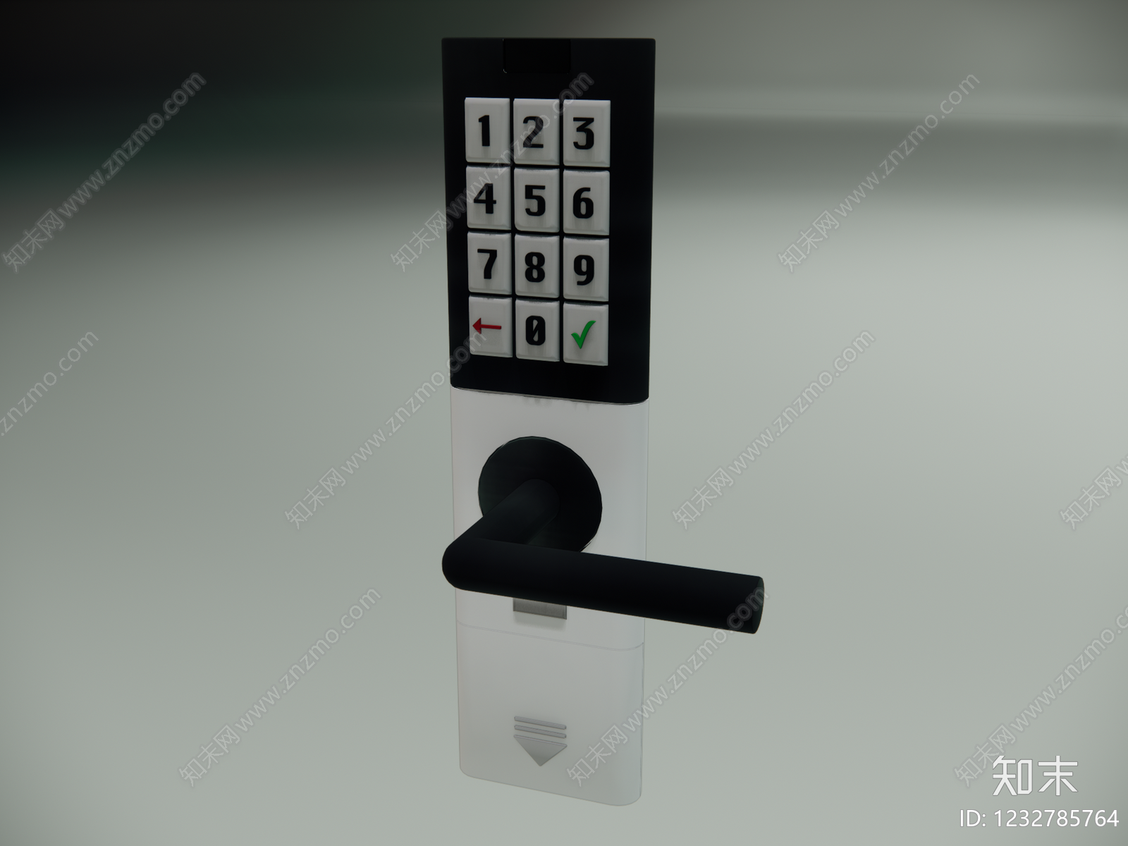 现代简约锁SU模型下载【ID:1232785764】