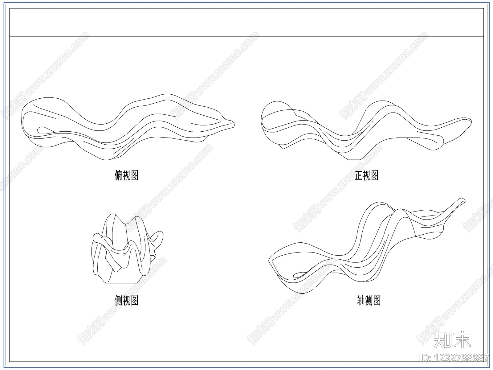 综合软装摆件图库cad施工图下载【ID:1232788887】