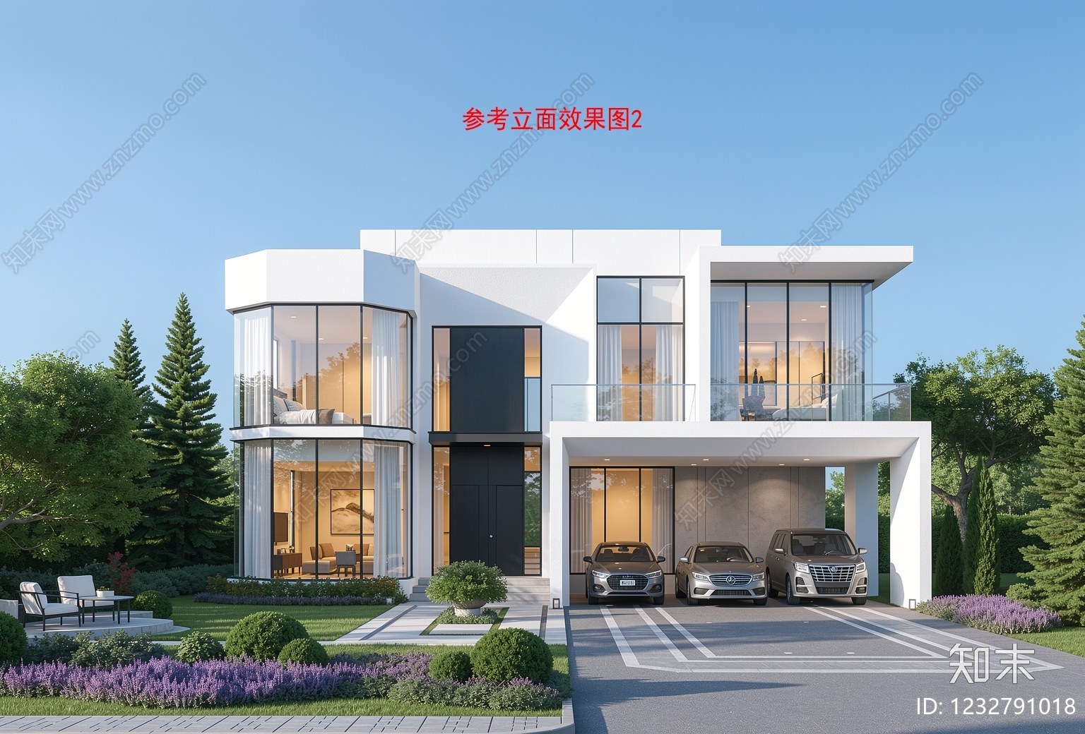 别墅建筑cad施工图下载【ID:1232791018】