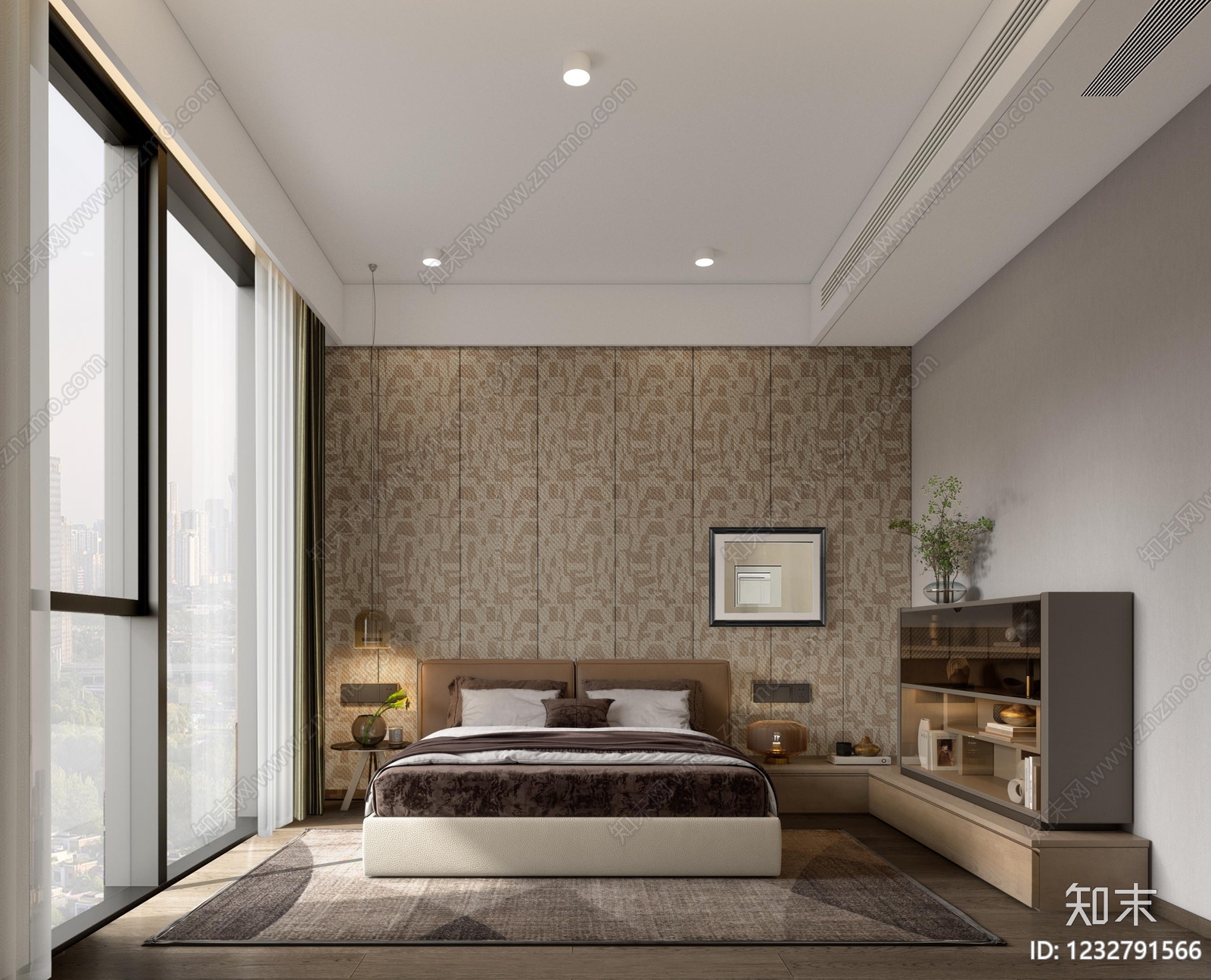 小户型平层cad施工图下载【ID:1232791566】