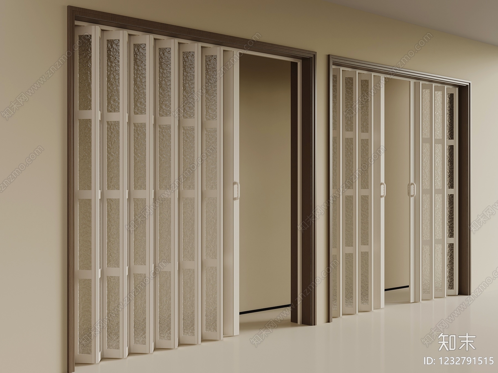 现代简约折叠门3D模型下载【ID:1232791515】