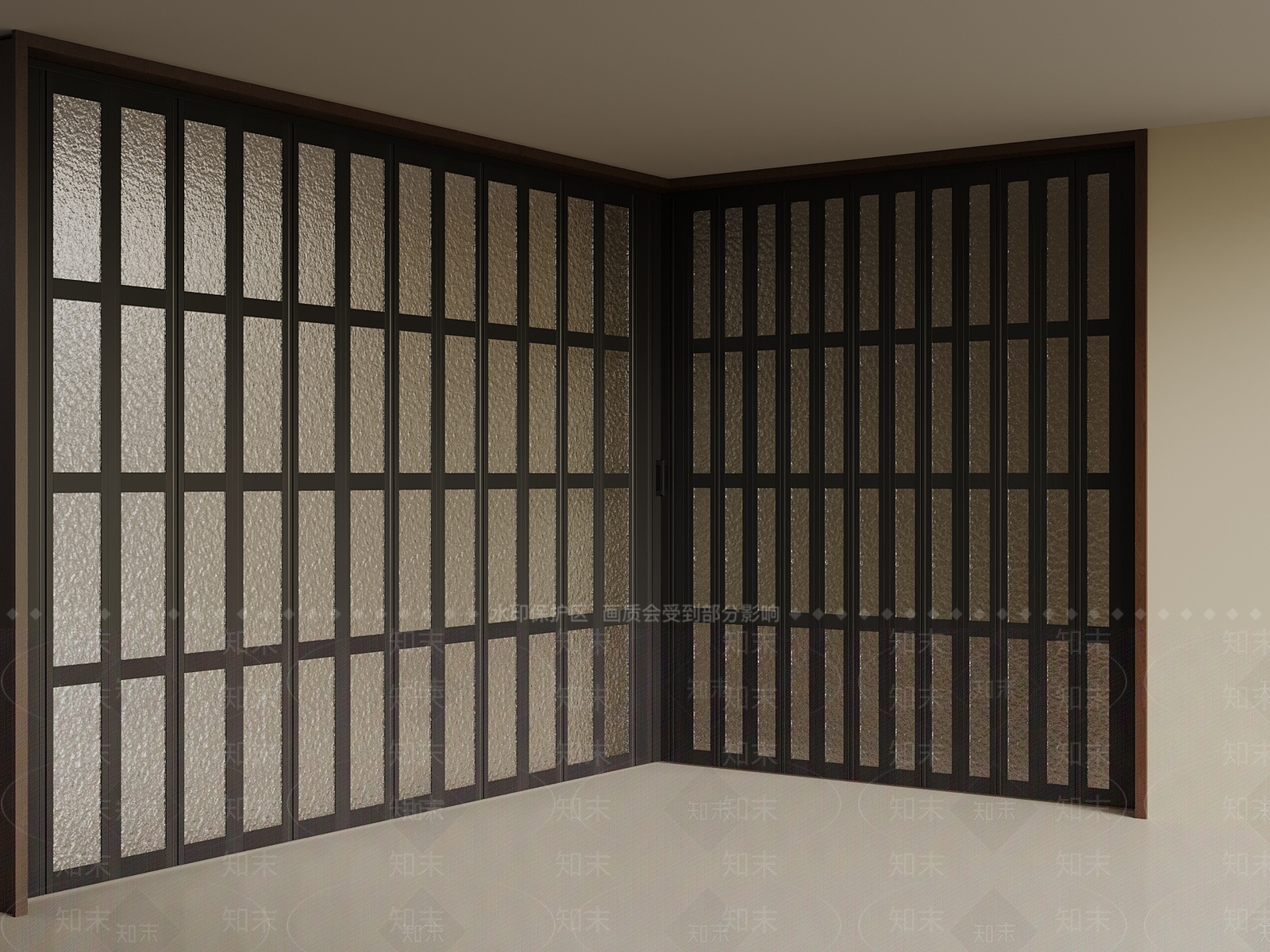 现代简约折叠门3D模型下载【ID:1232791666】