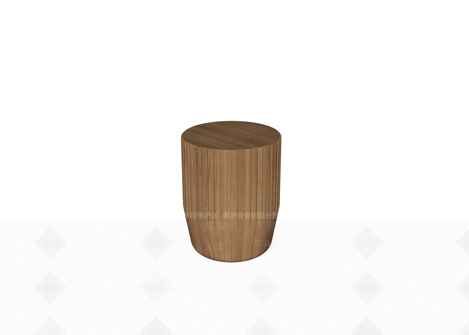 原木风边几SU模型下载【ID:1232797831】