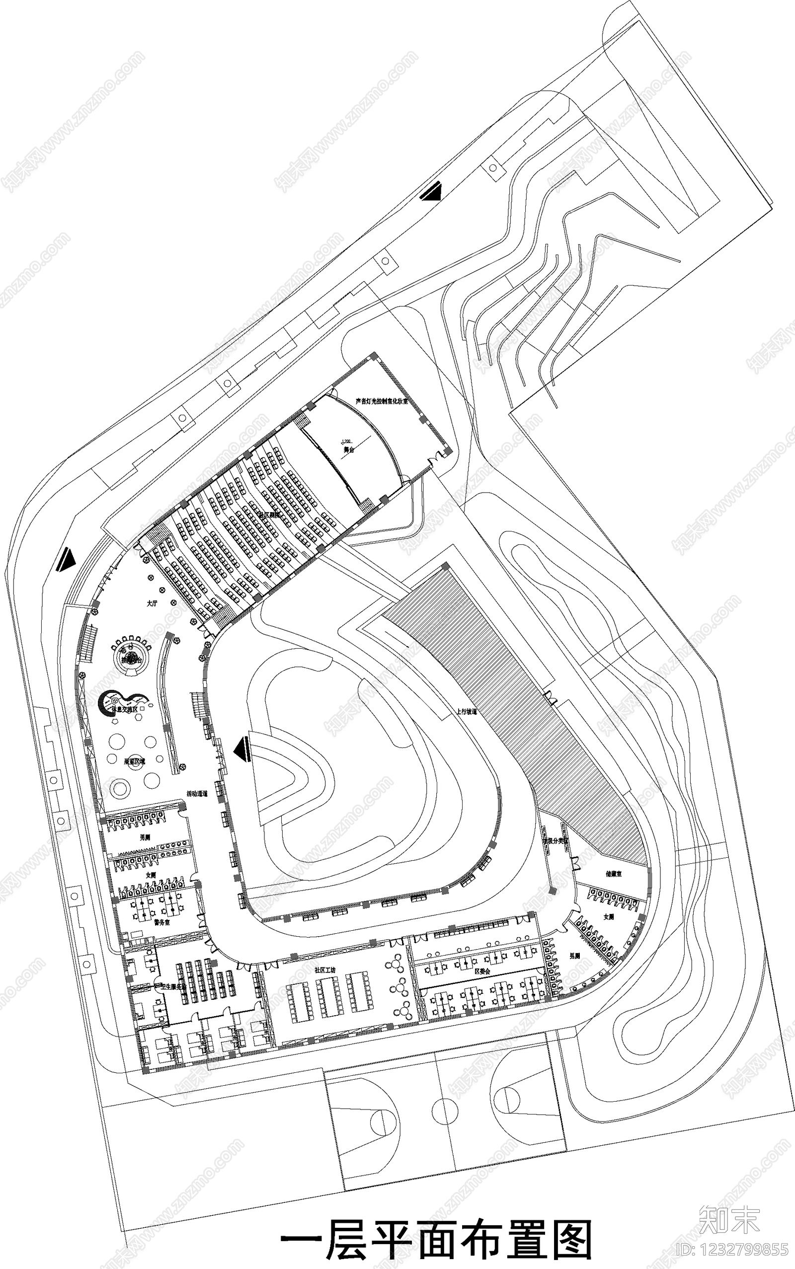 学校cad施工图下载【ID:1232799855】