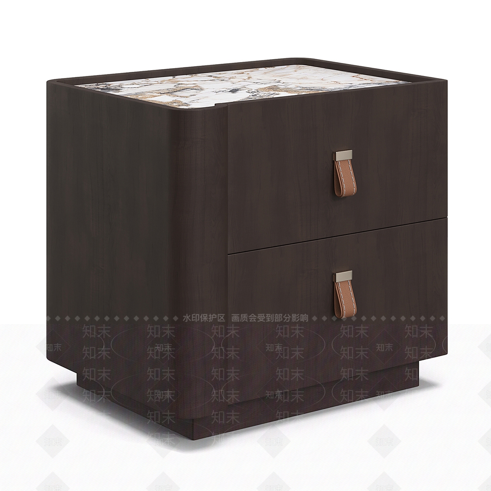 轻奢床头柜3D模型下载【ID:1232800944】